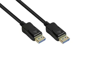 DisplayPort cable Alcasa DP20-030 3 m — DisplayPort to DisplayPort, black