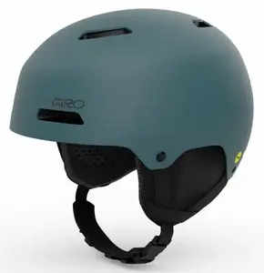 Open-face helmet GIRO Ledge Mips — hard shell, Auto Loc 2 fit, Stack Vent ventilation, matt green