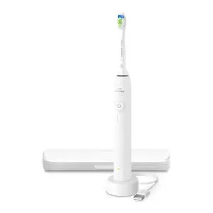 Electric sonic toothbrush Philips 3100 series HX4033/21 — rechargeable, Li‑Ion battery, Daily Care mode, 1 handle & 1 brush head