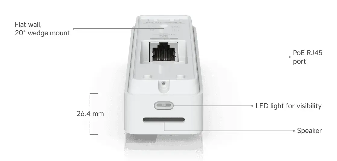 Ubiquiti Doorbell Lite White video doorbell Photo 11