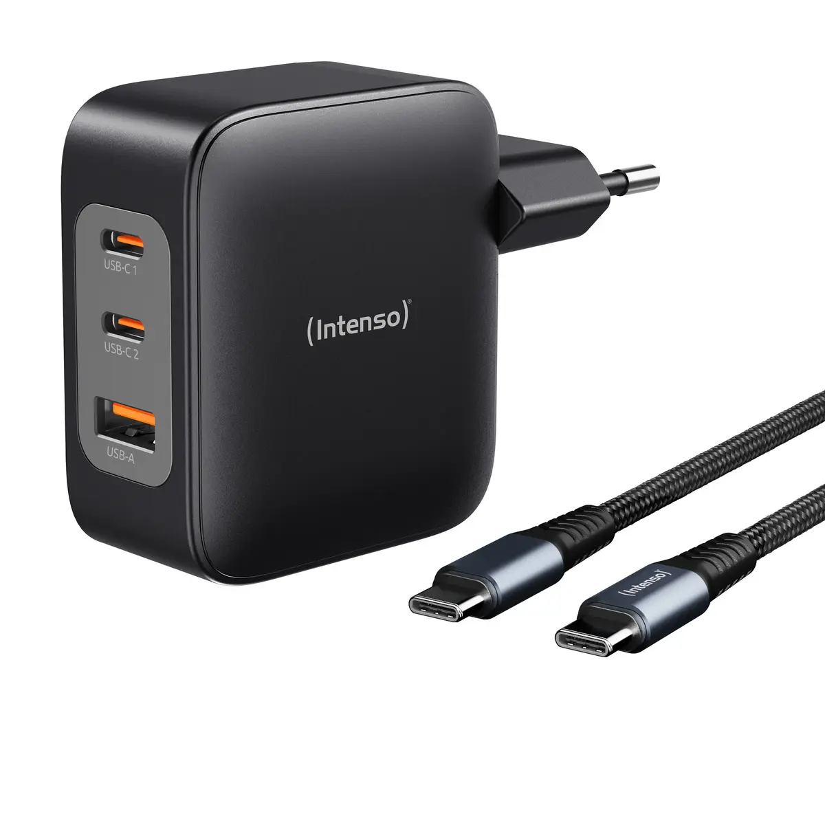 INTENSO W100ACC+C520C 100W GaN адаптер Photo 8