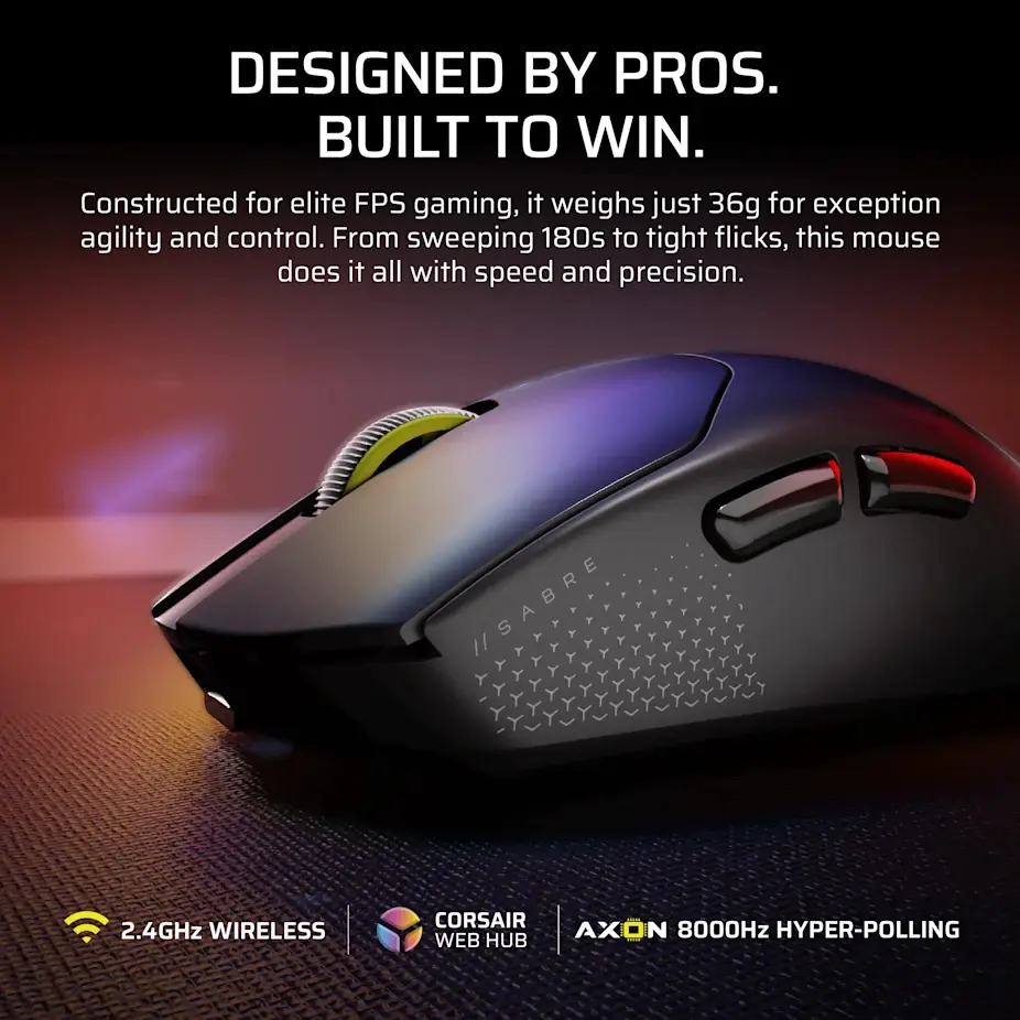 Игровая мышь Corsair SABRE v2 PRO Photo 9