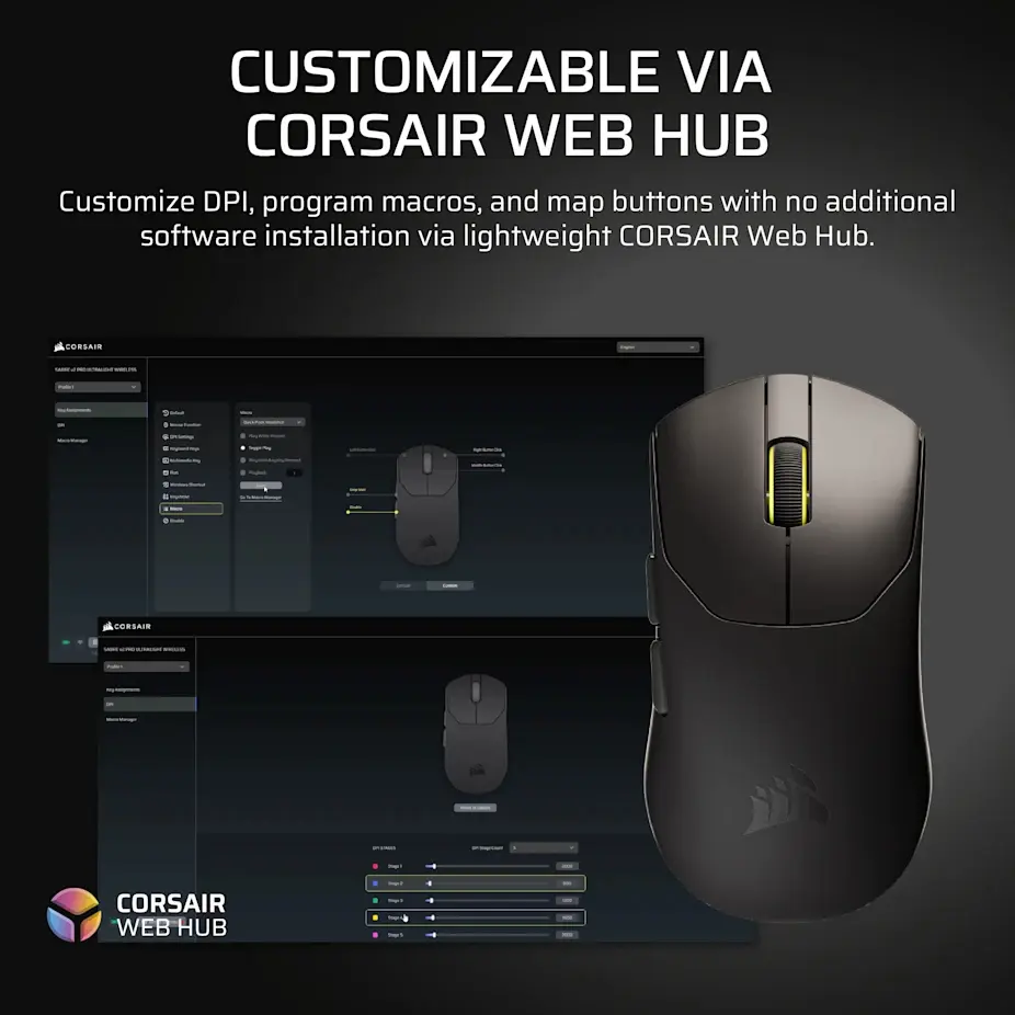 Игровая мышь Corsair SABRE v2 PRO Photo 16