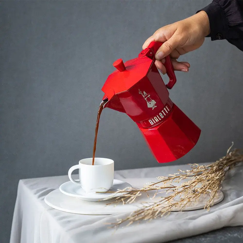 Moka kanna Bialetti Moka Exclusive sarkanā Photo 3