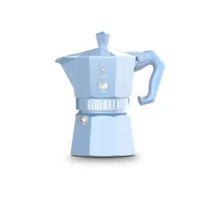 Moka pot Bialetti Moka Exclusive Blue — Aluminium stovetop coffee maker