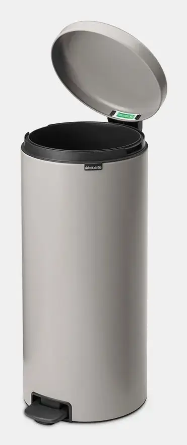 TRASH BIN BRABANTIA NewIcon Oval Steel Grey 30 L Photo 2