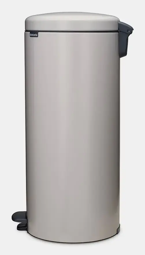 TRASH BIN BRABANTIA NewIcon Oval Steel Grey 30 L Photo 3