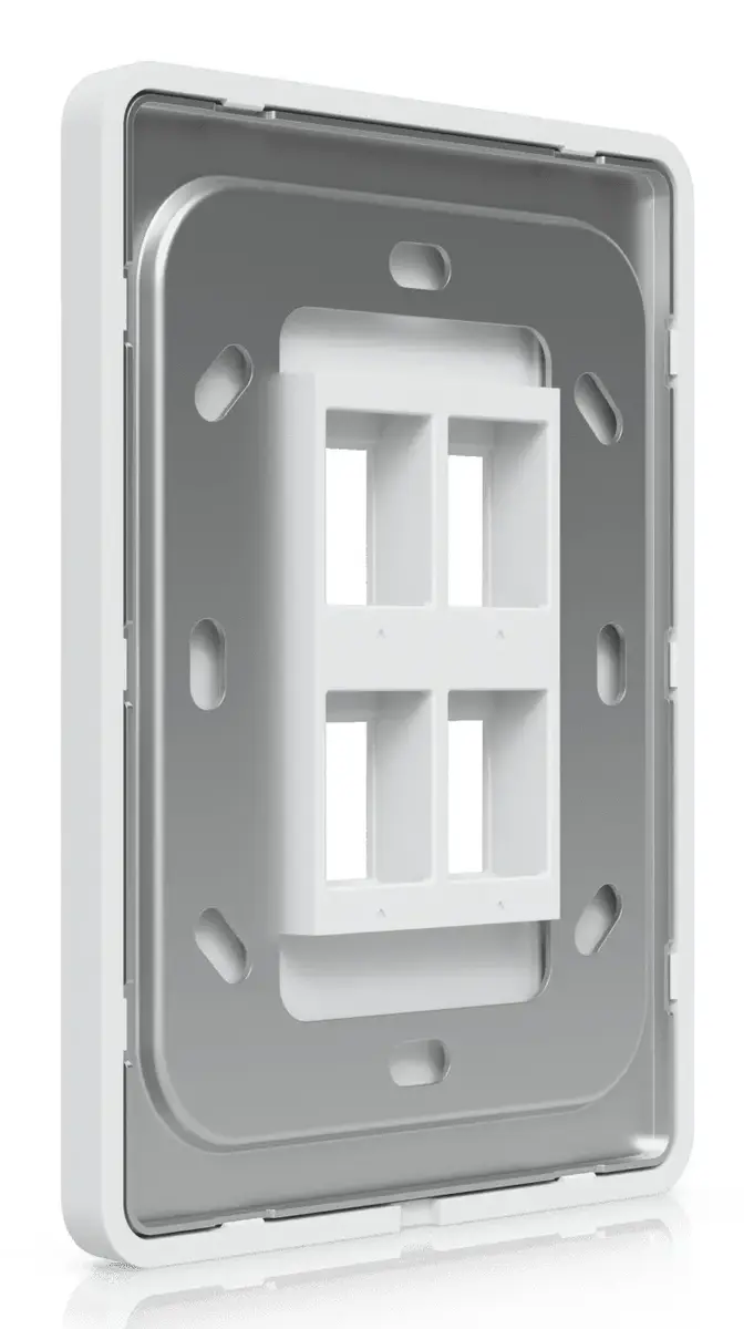 UBIQUITI UACC-WP-KEYSTONE-V-4P накладка 4-портовая Photo 4