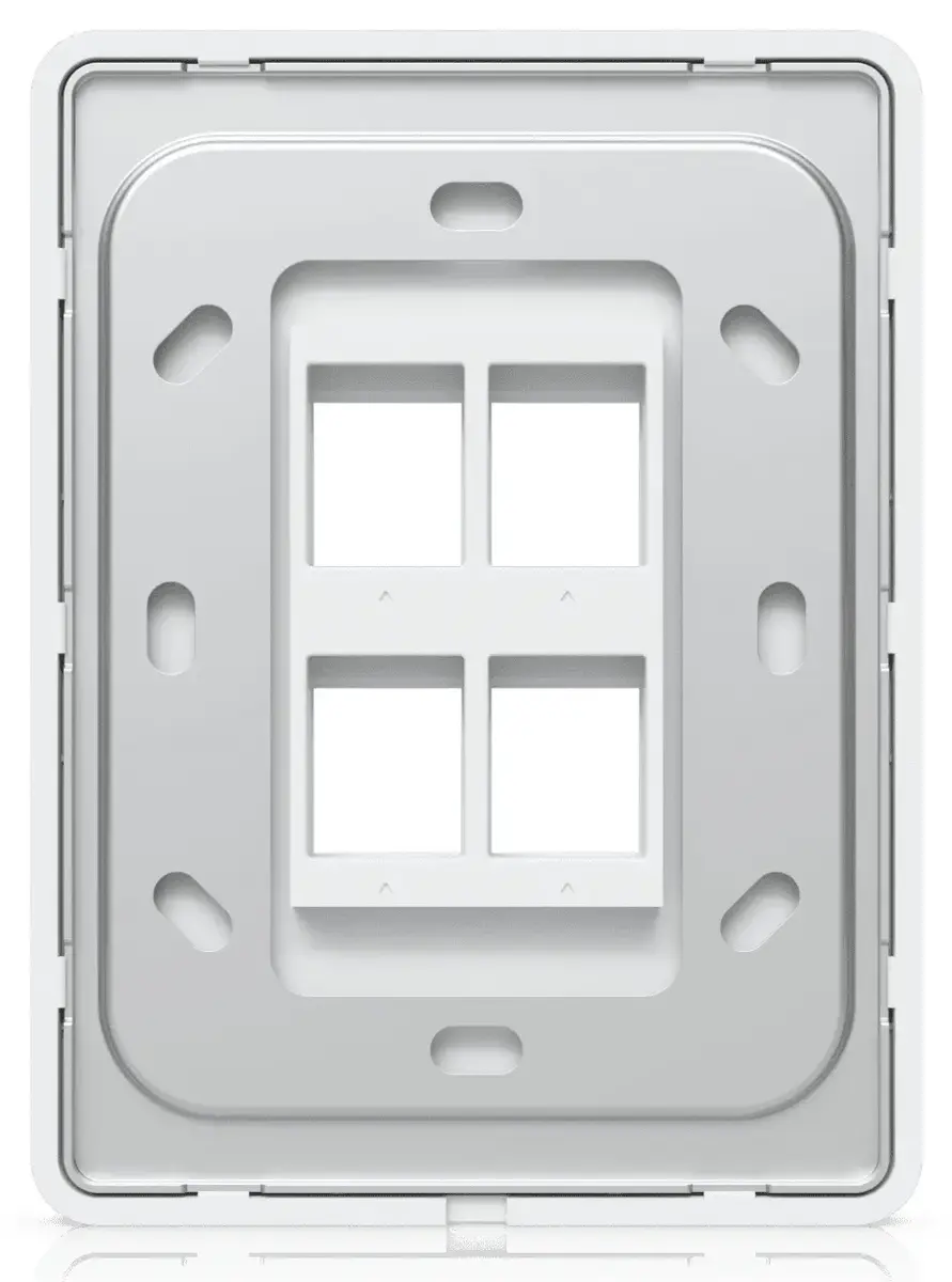 UBIQUITI UACC-WP-KEYSTONE-V-4P накладка 4-портовая Photo 5