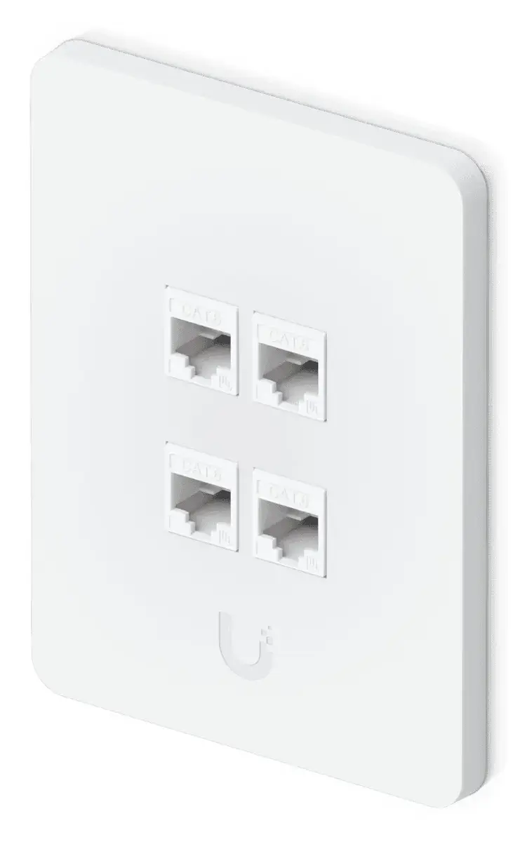 UBIQUITI UACC-WP-KEYSTONE-V-4P накладка 4-портовая Photo 6