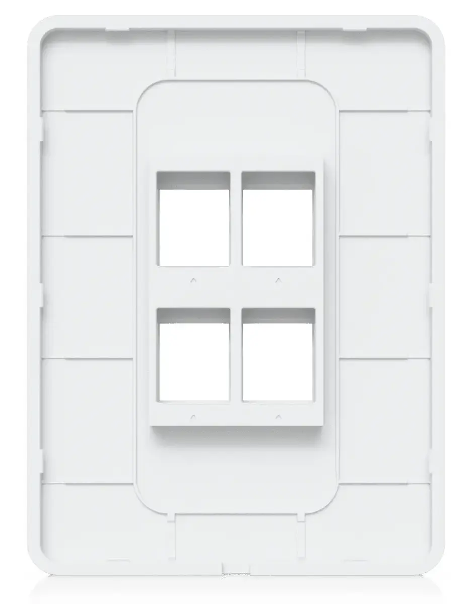 UBIQUITI UACC-WP-KEYSTONE-V-4P накладка 4-портовая Photo 7