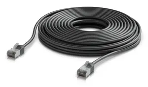 Network patch cable Ubiquiti UACC-Cable-Patch-Outdoor-C6A-12M-BK Cat6a F/UTP 12 m RJ-45 black