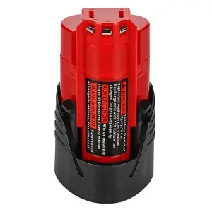 Rechargeable Power Tool Battery 10.8–12V 2.0Ah Li-ion for MILWAUKEE M12A, extra digital