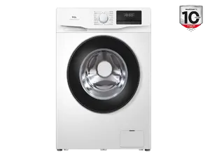 Veļasmašīna TCL FF0610WB0 — priekšējā ielāde, 6 kg, 1000 apgr./min, enerģijas klase B, LED, tvaiks, balta