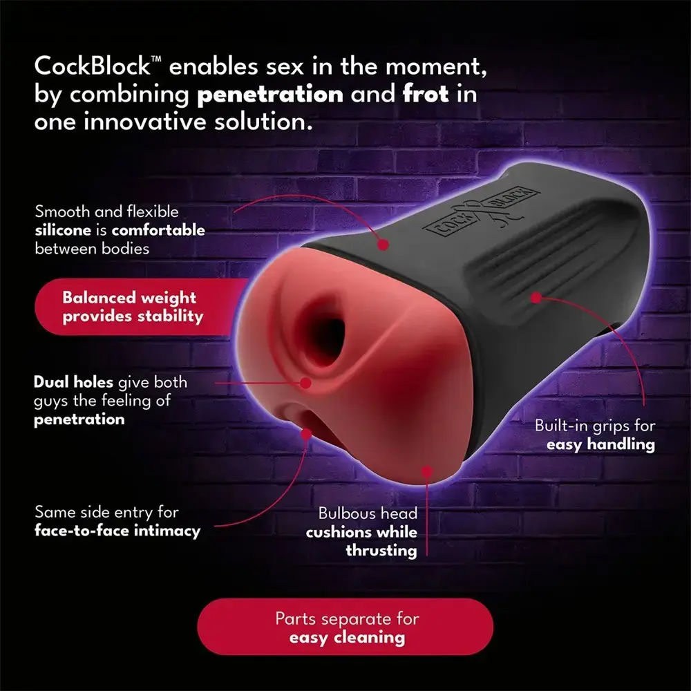 Masturbators CockBlock FROT Massager Photo 7