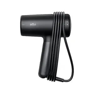 Фен Braun Haircare HD 4.2 2100 Вт, черный, с ползунковым управлением, шнур 2.2 м