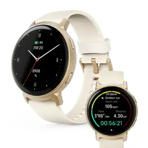 Умные часы HAMA Arion 43 мм (1,32") AMOLED 466×466 сенсор GPS золотые с силиконовым ремешком
