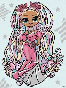 Paint-by-numbers kit Ideyka L.O.L. Surprise! Fashion Twist 30x40 cm, model IY-KHO6274