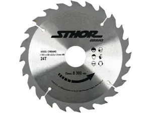 Circular saw blade STHOR 08820 — 1 pc, carbide-tipped (model 08820)