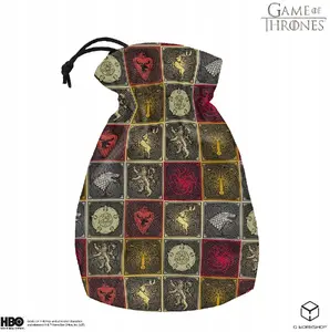 Dice pouch Q-Workshop Sakiewka Gra o Tron: Herby rodów – fabric dice bag for tabletop gaming