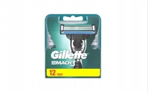 Replacement razor blade cartridges Procter GILLETTE Mach3 — pack of 12