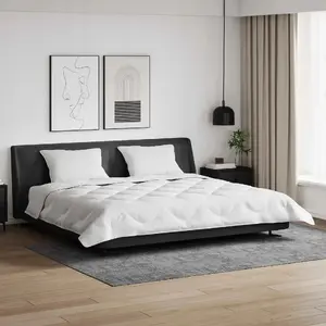 Комплект одеяло и подушка VidaXL 3 шт Белый микрофибра 200 x 220 см (Lumarko)