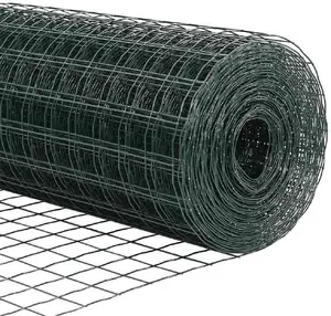 Забор VidaXL зелёный с столбами 10 x 1,5 м сталь