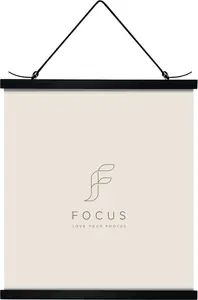Магнитный держатель для постера черный 41 см — focus