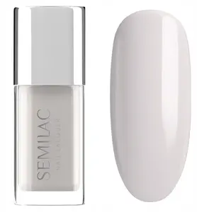 Nail polish SEMILAC 105 Delicate French — classic nail lacquer, 9 ml