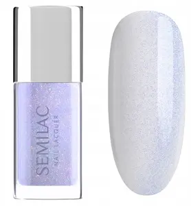 Nail polish SEMILAC 117 Pink-a-Blue — classic nail lacquer, 9 ml