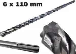 Drill Bit AWTools SDS plus 6 x 110 mm Quadro Xtreme Black Line