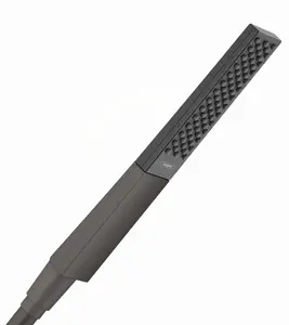 Ручная душевая лейка Hansgrohe 26866340 Rainfinity 100 1jet Slim, черный хром матовый