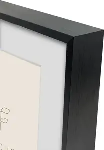 Photo frame Focus Aster Box Frame Black for 20x30 cm with passe-partout 13x18 cm