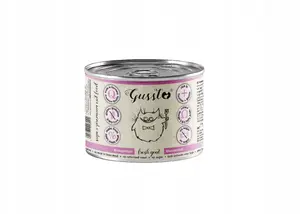 Canned Cat Food GUSSTO FRESH GOAT 200 g — wet cat food with goat