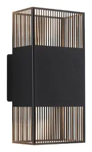 Wall Light Paulmann Tharin LED, surfaced rectangular exterior fixture, 1× LED 180 lm, 3000 K, IP44, protection class II, black