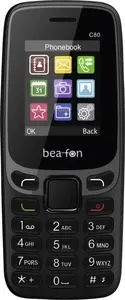 Beafon C80 entry-level bar phone, Dual SIM, 1.77" (4.5 cm) 128×160, 800 mAh, Black