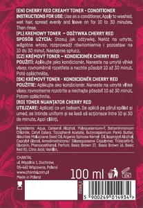 Hair Toner Chantal Sessio Cherry Red — temporary hair color toner