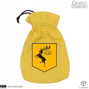 Dice pouch Q-Workshop Sakiewka Gra o Tron: Baratheon — branded dice bag for tabletop games