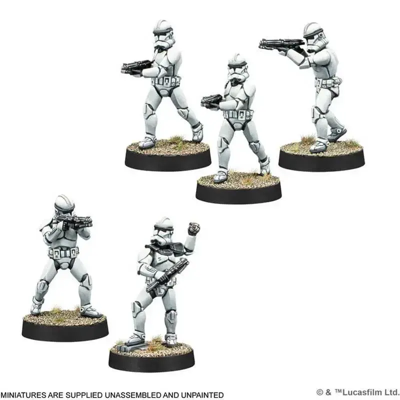 Atomic Mass Games Clone Troopers Infantry figūru komplekts Photo 2