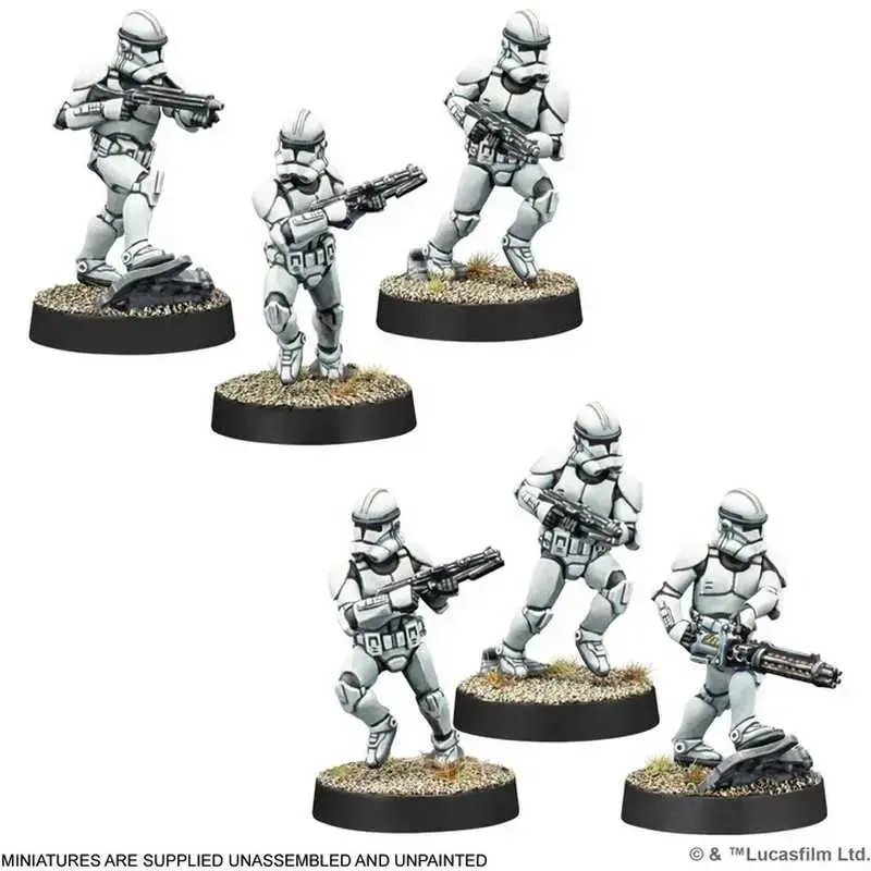 Atomic Mass Games Clone Troopers Infantry figūru komplekts Photo 3