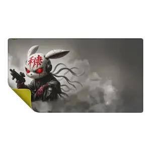 Gaming mouse pad HATOR Tonn EVO 3XL Angry bunny — rubber, stitched edges, non-slip base, 1000×550 mm