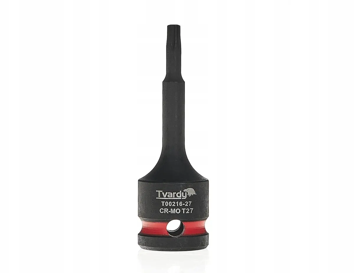Triecienizturīga TORX uzgalis 1/2" T27 CR-MO
