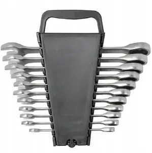 Set of 11 Combination Ratcheting Wrenches Bituxx JBC-51112 (8–19 mm) with Clip