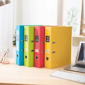Ring Binder DELI Rio A4 76mm spine, pink