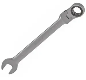 Open-Box Ratcheting Combination Wrench with Swivel 24 mm — Dedra 14GP58