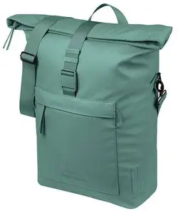 Pleca soma Basil Brooklyn 17L ar MIK āķiem, silvergreen