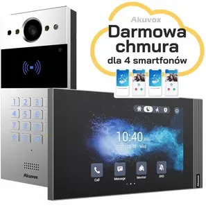 Видеодомофон Akuvox R20K + S563W — IP-широкий домофон, комплект для частного дома
