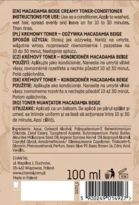 Hair Toner Chantal CHANTAL Sessio Macadamia Beige