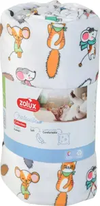 Cat Bed Diamsil ZOLUX CHATOUILLE with cat & mouse print fleece cover 152.5x74 cm