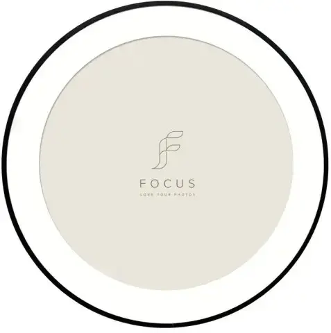Foto rāmītis Focus Aster apaļš melns